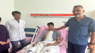 Şah damarı yırtılan 16 yaşındaki çocuk erken tanı ile hayata tutundu