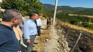 Şahin, Çanakkale yangınında zarar gören bölgeleri ziyaret etti