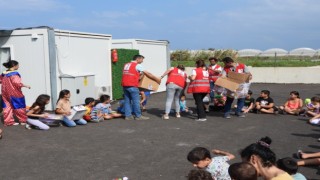 Samandağda depremzede çocuklar için etkinlik düzenlendi