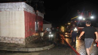 Samsunda korkutan yangın: 1 yaralı