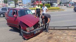 Samsunda trafik kazası: 1 yaralı