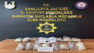 Şanlıurfada 8 kilo 800 gram uyuşturucu ele geçirildi