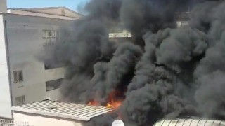 Şanlıurfada klima motoru bomba gibi patladı