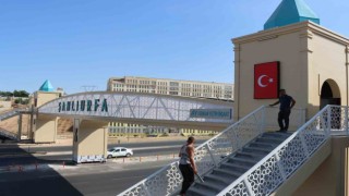 Şanlıurfada okullar bölgesine modern üst geçit kazandırıldı