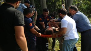 Şarampole uçan minibüsün sürücüsü hayatını kaybetti
