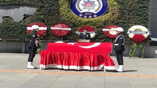 Şehit polis için İstanbul Emniyet Müdürlüğünde tören düzenlendi