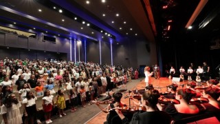 Şehitkamil Sanat Merkezi çocuk orkestrası ilk konserini verdi