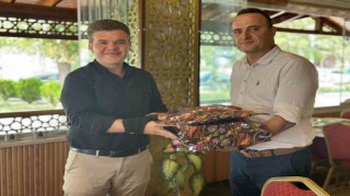Simavda İlçe Tarım Müdürüne veda yemeği