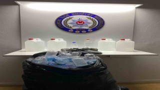 Sinopta 20 litre etil alkol ele geçirildi
