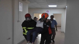 Şırnak PTT Baş Müdürlüğünde deprem, yangın ve hırsızlık tatbikatı gerçekleştirildi