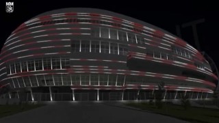 Sivassporun stadyumuna gece aydınlatması yapılıyor