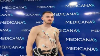 Sivassporun yeni transferi Roman Kvet sağlık kontrolünden geçti