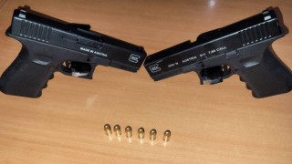 Şüpheli şahsın üzerinden 2 adet tabanca ele geçirildi