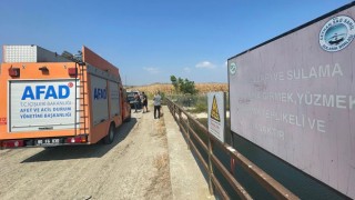 Suriyeli 3 genç sulama kanalında akıntıya kapıldı