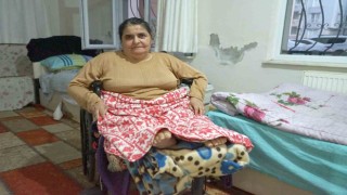 Tadilat sebebiyle evden çıkartılacak olan engelli kadın, ev bulamazsa sokakta kalacak