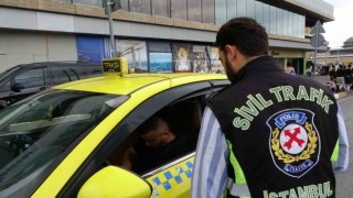 Taksimde taksilere yönelik denetim gerçekleştirildi