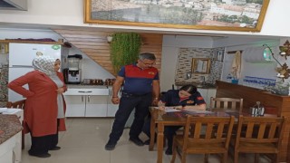 Tarihi Çarşı esnaflarına yangın tedbiri denetimi