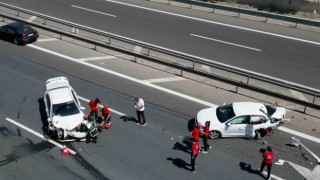 TEM Otoyolunda iki ayrı kaza