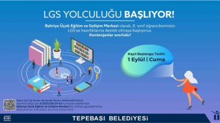 Tepebaşı Belediyesi LGSye hazırlanan öğrencilerin yanında