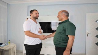 TMOdaki patlamada yaralanan vatandaşa ziyaret