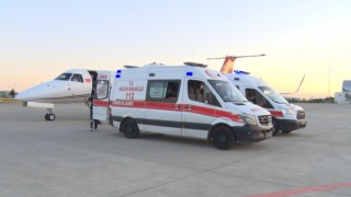 Uçak ambulans, bu sefer 13 günlük bir bebek ve iki genç hasta için havalandı