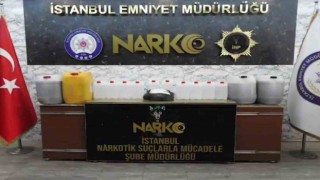 Ümraniyede uyuşturucu operasyonu: 124 kilo metamfetamin ele geçirildi