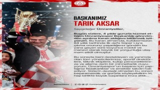 Ümraniyespor Başkanı Tarık Aksar, görevini bıraktı