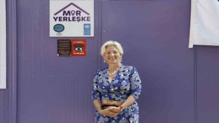 UNDP Türkiye Temsilcisi Louisa Vinton, çadır kentte “Mor Yerleşke”yi ziyaret etti