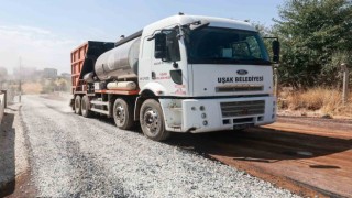 Uşak Belediyesi asfalt çalışmalarına hız kesmeden devam ediyor