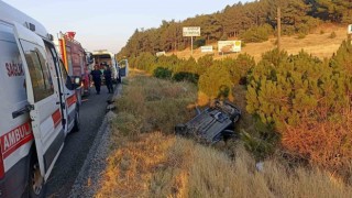 Uykusuzluk kazayı getirdi; 2si çocuk 4 yaralı