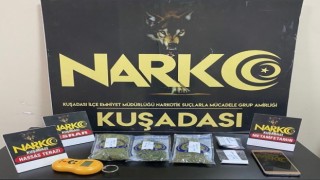 Uyuşturucu satışı yapılan eve polis baskını