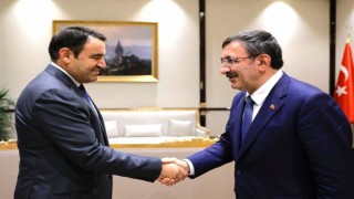 Vali Işın, Cumhurbaşkanı Yardımcısı Yılmaz ile Kütahyayı konuştu