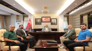 Vali Koç UYAFA heyetini kabul etti
