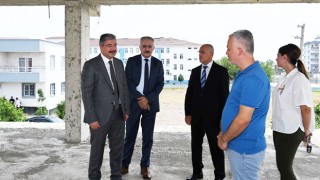 Vali Yılmaz, Aşık Feymani Kültür Evi İnşaatını İnceledi