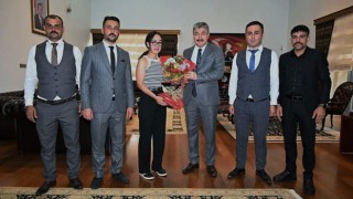 Vali Yılmaz, Gaziler ve Şehit Aileleri Vakfı Osmaniye Şubesi Başkanını Kabul Etti