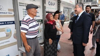 Vali Yılmaz’dan esnaf ve vatandaşlara ziyaret