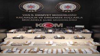 Vanda gümrük kaçağı malzemeler ele geçirildi