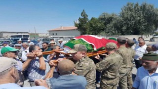 Vefat eden Kıbrıs gazisi Karapınarda defnedildi