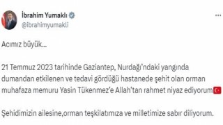 Yangına müdahale ederken dumandan etkilenen orman memuru kurtarılamadı