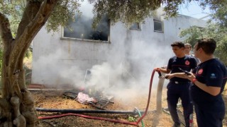 Yangında evi küle döndü, “Mal her zaman alınır can alınmaz” dedi