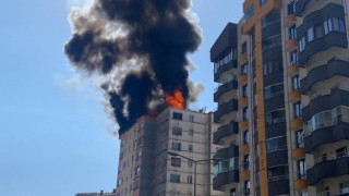 Yangından kaçarken dumandan etkilenip bayılmış