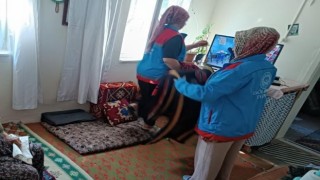 Yaşlı, engelli ve ağır kronik hastalarının evleri temizleniyor