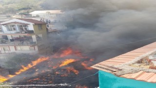 Yatalak çift çıkan yangında hayatını kaybetti
