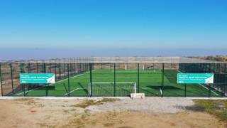 Yenipazar Paşaköy halı sahası ışık saçıyor