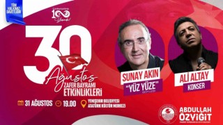 Yenişehir Belediyesi, Sunay Akın ve Ali Altayı Mersinlilerle buluşturuyor