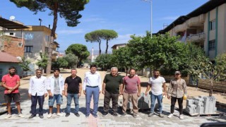 Yeşil Mahalle 374 Sokaktaki yol yenileme çalışmalarında ikinci etap başladı