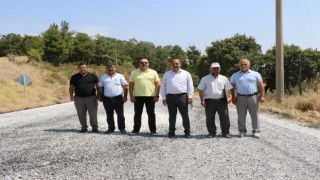 Yol çalışmaları, Gördesli muhtarları sevindirdi
