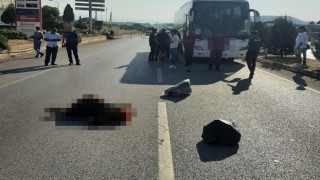 Yolcu otobüsünün çarptığı kadın yaşamını yitirdi