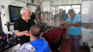 Yozgatta esnaf nazardan korumak ve işlerinin iyiye gitmesi için üzerlik otu tüttürdü