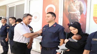 Zonguldakta 108 jandarma personeli üst rütbeye terfi etti